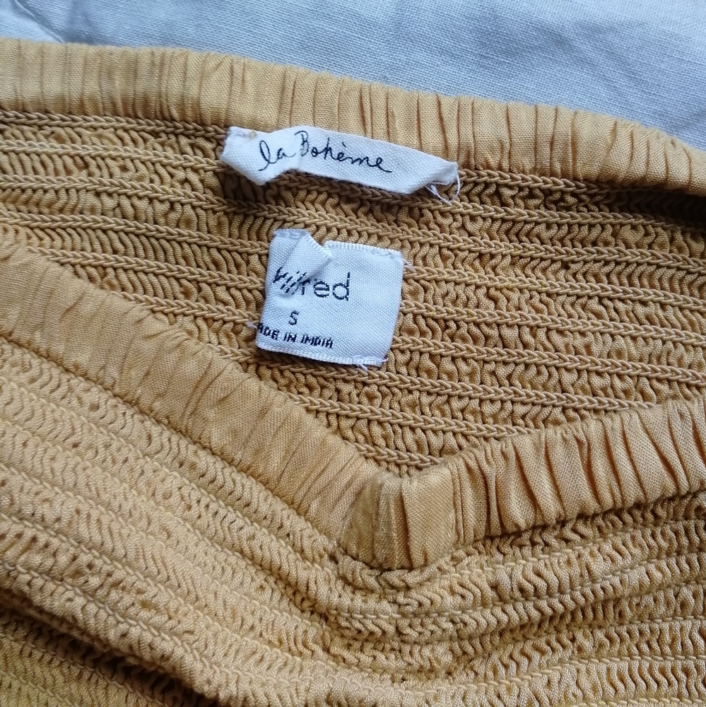 WILFRED Dareau Camisole Cairo Gold Modal La Boheme Small Aritzia - Picture 4 of 9